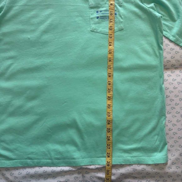 Vineyard Vines NWT Men's Mint Green FlyFishing Rods Long Sleeve Shirt - Picture 5 of 6
